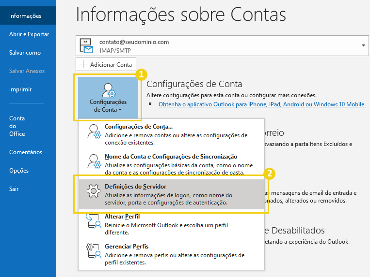 Configurando e-mail no Outlook (método que funciona!) - G7 Informática